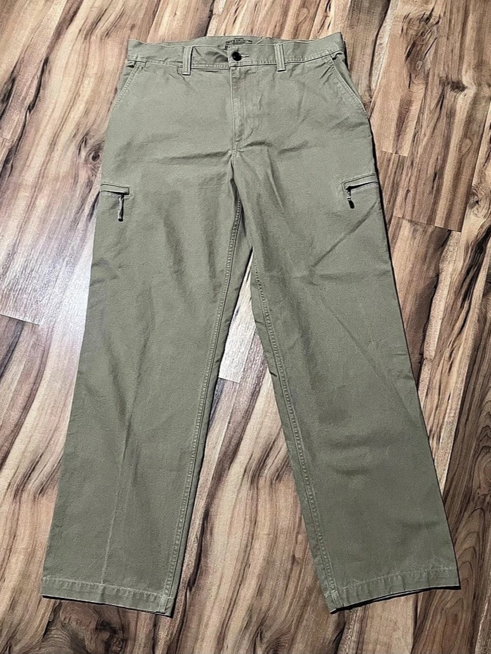 Dockers Pacific Crossover Cargo Pants Zip Pocket Khaki Gorpcore Workwear Men 34